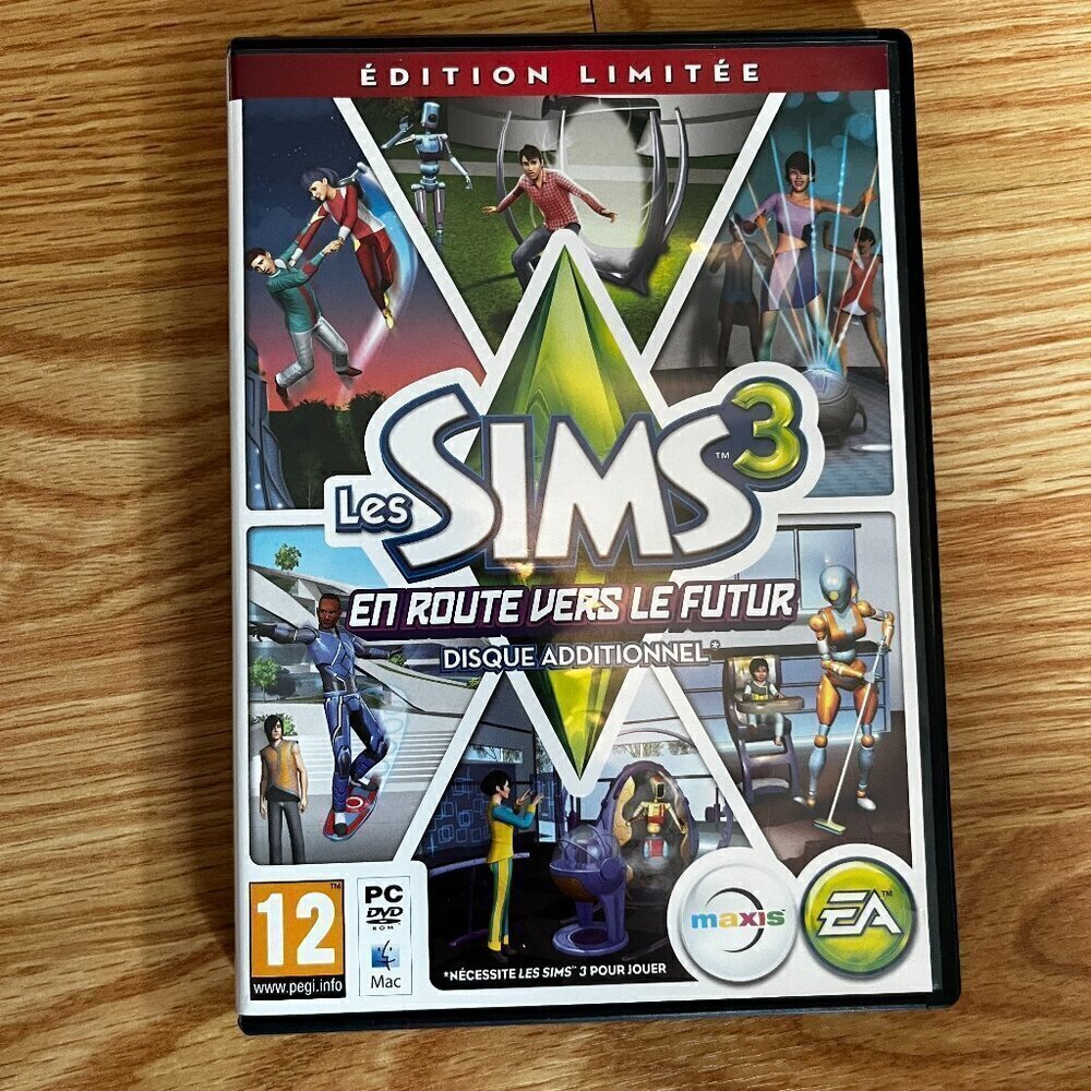 The Sims 3 Expansion Pack FRENCH "En Route Vers Le Future" for PC DVD Mac